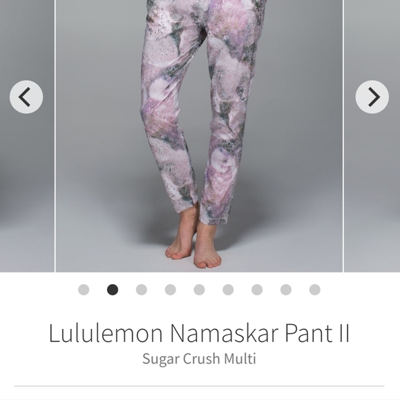 (2) lululemon athletica Namaskar Pant II Sugar Crush Multi Athleisure Athletic - Picture 12 of 13